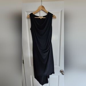 Asymmetrical Blue Dress